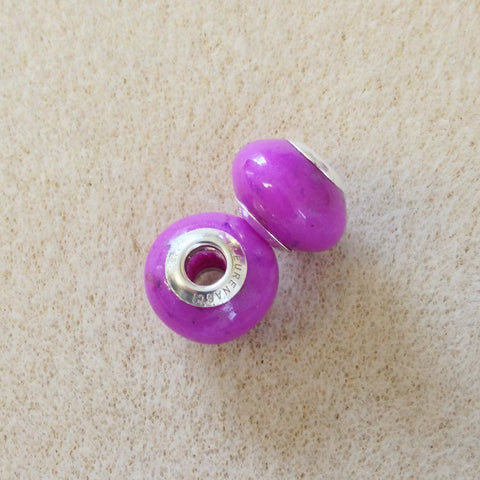 2FBG 14mm Flower Petal Bead with Sterling Silver Grommets ~ Custom Order ~ Order Form Required