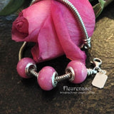 1FBG 11mm Flower Petal Bead with Sterling Silver Grommets ~ Custom Order ~ Order Form Required