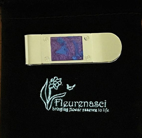 1MC-4 Flower Petal Bead Bezel Money Clip ~ Custom Order ~ Order Form Required