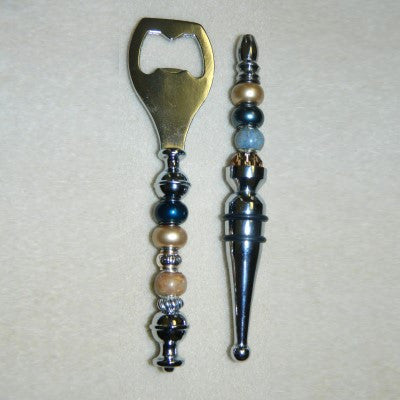 BOBSS Aster, Add A Bead Bottle Stopper/Opener Sample Set ~ Custom Order ~ Order Form Required