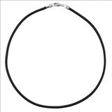 Add A Bead Black Leather 3mm Necklace ~ Custom Order ~ Order Form Required