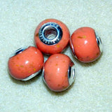 2FBG 14mm Flower Petal Bead with Sterling Silver Grommets ~ Custom Order ~ Order Form Required