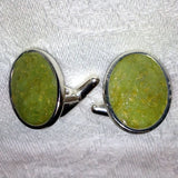 1MA Sterling Silver 16x12 Oval Cuff Links ~ Custom Order ~ Order Form Required
