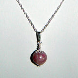 1N Sterling Silver Necklace with One Flower Petal Bead ~ Custom Order ~ Order Form Required