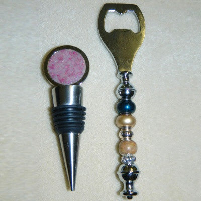 BBOSS Aster, Add A Bead Bottle Opener/Bezel Bottle Stopper Sample Set ~ Custom Order ~ Order Form Required