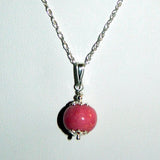 1N Sterling Silver Necklace with One Flower Petal Bead ~ Custom Order ~ Order Form Required