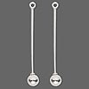 Add A Bead Sterling Silver 2" Drop Pins with 6mm Removable Ball End ~ Custom Order ~ Order Form Required